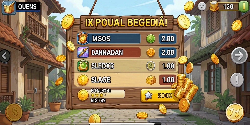 Tampilan menu utama yang intuitif dan menarik.