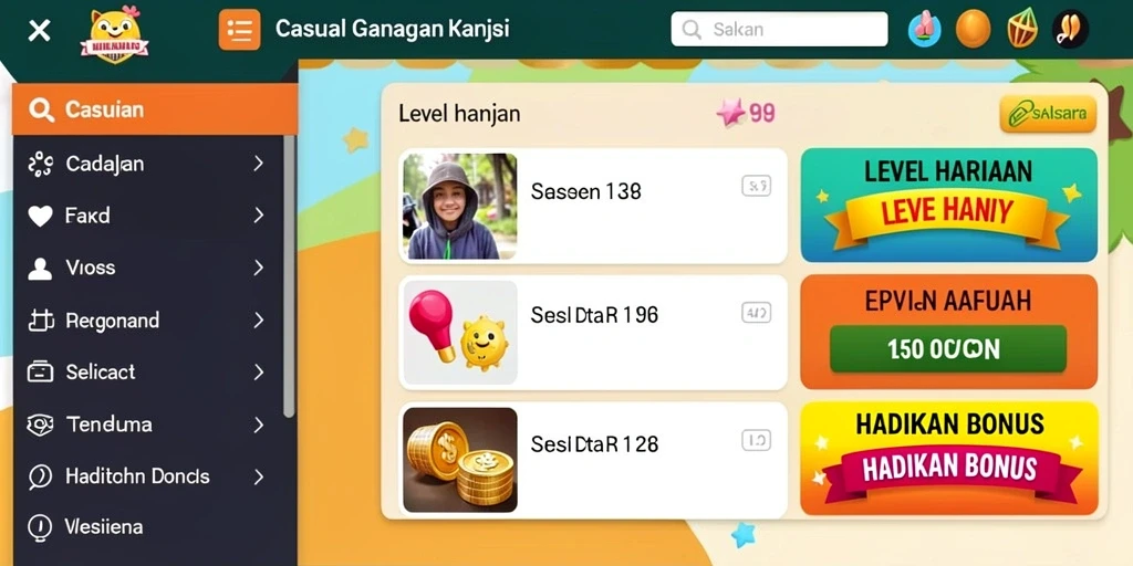 Tampilan antarmuka COLOKSGP yang menarik dan user-friendly.
