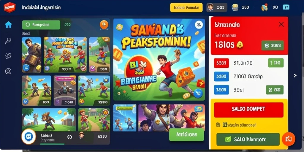 Tampilan level pertama yang menawan dan penuh warna.