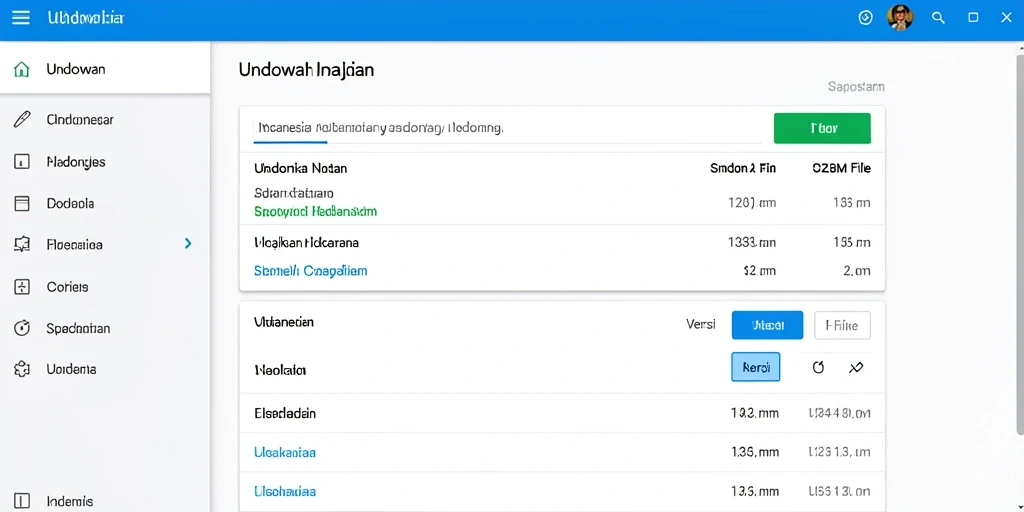 Screenshot menunjukkan antarmuka utama yang menarik.