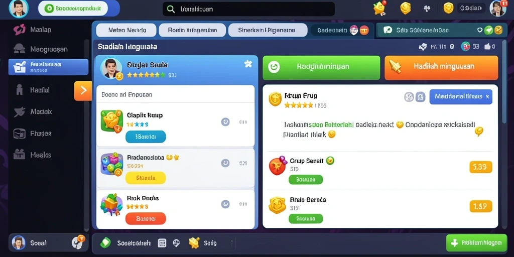 Tampilan antarmuka pengguna yang intuitif.