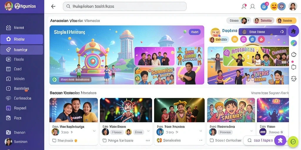 Tampilan antarmuka pengguna yang modern dan menarik.
