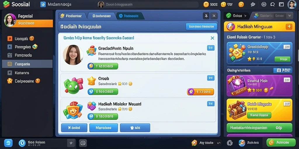 Tampilan antarmuka yang user-friendly dan intuitif.