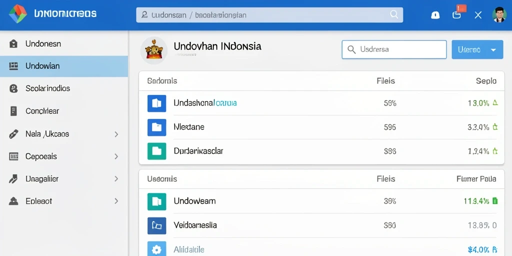 Tampilan antarmuka yang user-friendly.