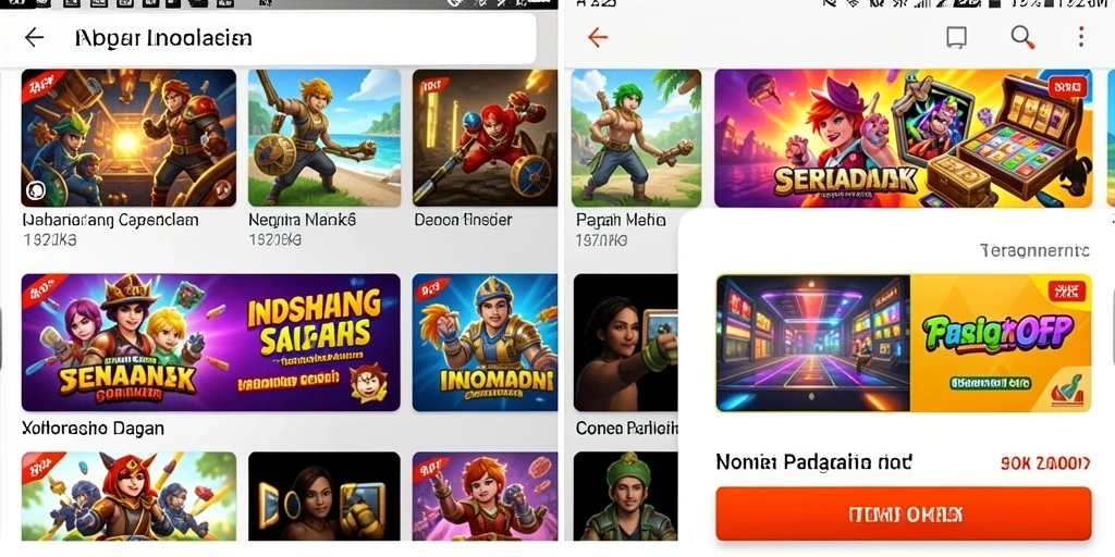 Tampilan utama game REJEKI yang menarik.