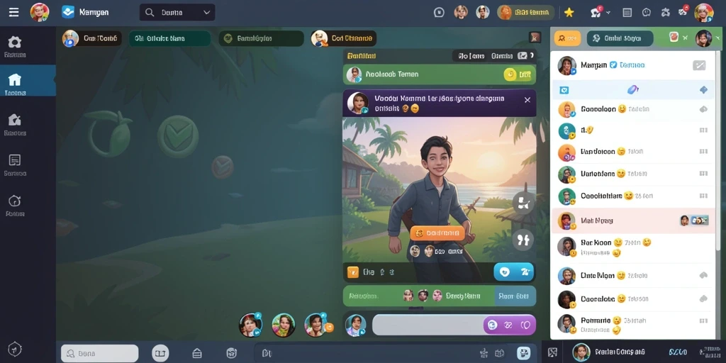 Tangkapan layar menampilkan gameplay seru TENTOTO.